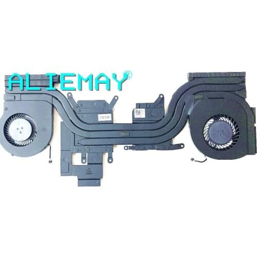 Brand new original laptop cooling model for Dell ALIENWARE13 R3 85W heatsink /w 2fans thermal module