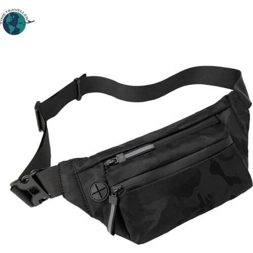 Waterproof Man Waist Bag Chest Bag Outdoor Crossbody Belt Bag Running Waist Bag Packs Поясная сумка Bauchtasche