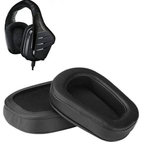 Breathable earmuffs ear pads for Logitech G633 G933k replaceable headphone pad sponge cover ear cushion head beam