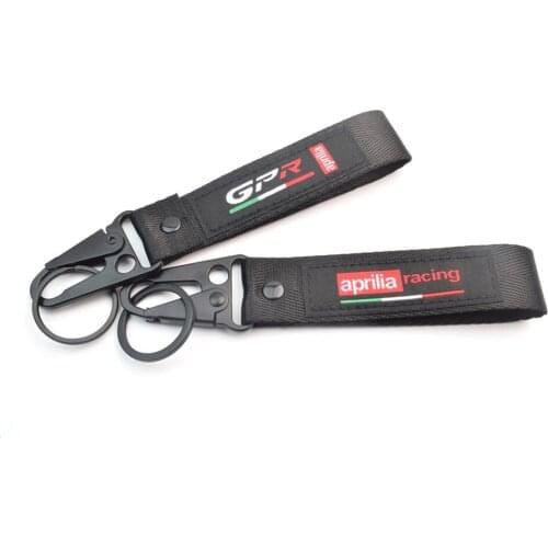 Embroidery Key Holder Chain Collection Keychain for Aprilia RSV MILLE RS TUONO All Racing Motorcycle Badge Keyring