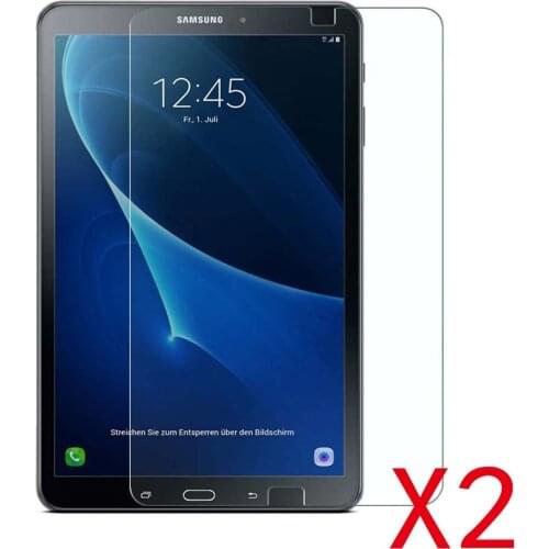 2Pcs Tablet Tempered Glass Screen Protector Cover for Samsung Galaxy Tab A/A6 10.1 (2016)/T580/T585 Tempered Film