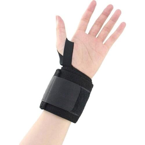 1Pcs Wrist Support Gym Weightlifting Training Weight Lifting Gloves Bar Grip Barbell Straps Wraps Hand Protection