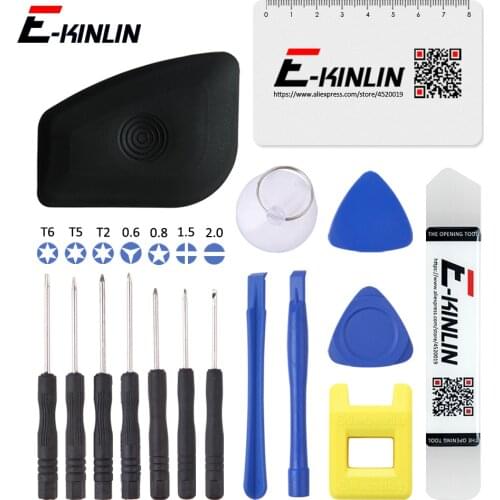 16 in 1 Screwdriver Repair Kit Screw Bits Torx Spudger Pry Crowbar Shovel Blade Magnetizer For iPhone For Samsung HuaWei XiaoMi