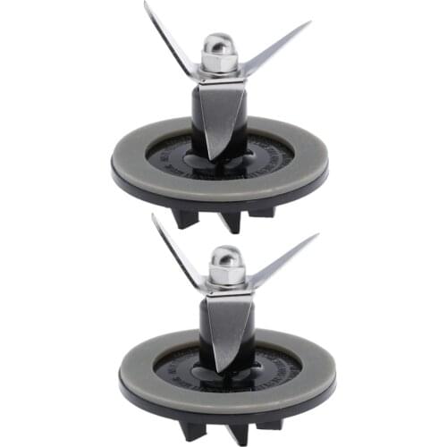 2Set Stainless Blender Blade & Gasket Assembly Fit Cuisinart SPB-456-2B