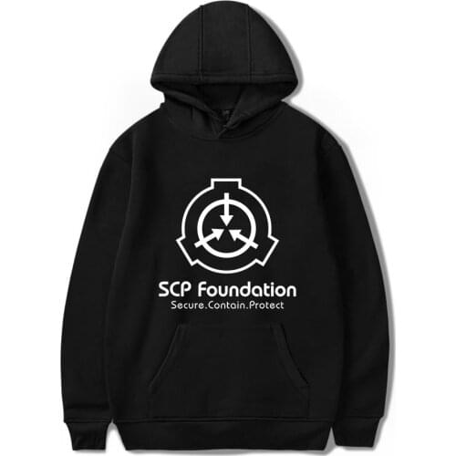 2021 Men Scp Foundation Hoodies Foundation Sweatshirt Mens Pullover Cotton Hoodie Autumn Winter Black Hoodie Clothes