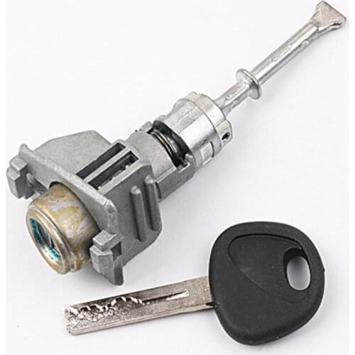 Auto Car Practice Lock Cylinder For KIA SPORTAGE Replacement Left Door Lock Cylinder With 1 Key Locksmith Tool