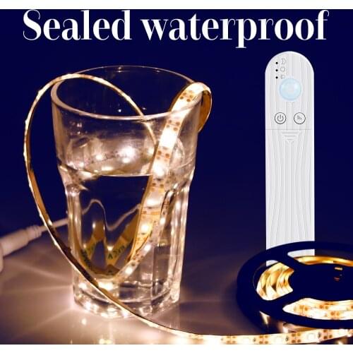 Dimmable LED Lamp USB 5V Light Strip With 4 AAA Battery Box 1M 2M 3M Flexible Diode Tape Waterproof LED Strips For Indoor Decor