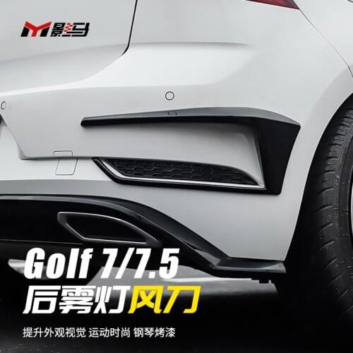 For VW Golf 7/7.5 special modified rear bar light paste RLINE Tail light frame cover turbulence blade decorative accessories