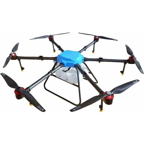 Six axes 20L 20KG agricultural spraying drone 1900mm Wheelbase Folding frame hobby- wing X9 Power System parts