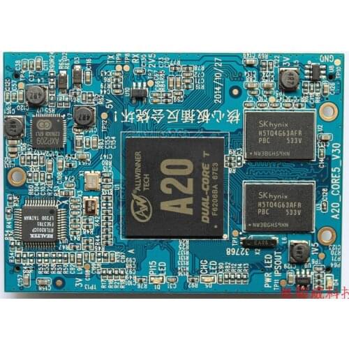 Open source CORTEX-A7 dual core core board / 1.27MM double row pin / android4.2 / full A20