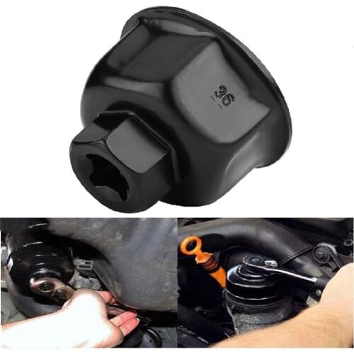 Oil Filter Wrench 36mm 3/8" Car Oil Filter Wrench Cap Socket Drive Remover Tool Universal for BMW X5 Audi A6L A8L