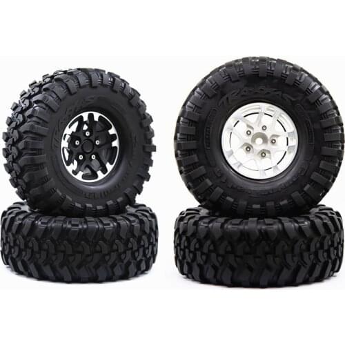 GVM TRAXXAS 1.9 climbing wheel + tire TRX4 TRX6 extreme grip anti-skid tire W008