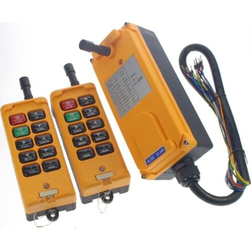 HS-10 AC/DC24V 10 keys Control industrial Remote Controller 2 Transmitter+1 Receiver