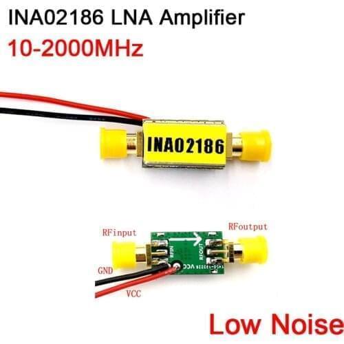 INA02186 10MHZ TO 2000MHz Gain 32dB RF LNA Broadband Low Noise Amplifier N02 Ham Radio