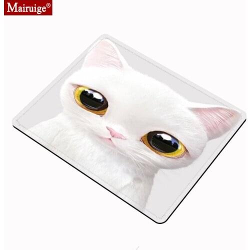 Mousepad 20x18cm Cat Animal Cartoon Pet Cute Mouse Pad Smal Dark Cloth Gamer Speed Gaming Desk Mat Custom for Laptop Table Pads