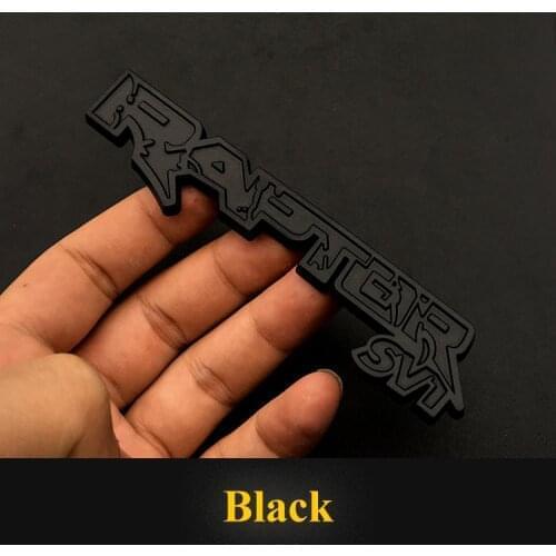 1pcs 3d Metal RAPTOR SV1 Emblem car sticker car styling For Ford Kuga Raptor SVT F150 F250 F350 F450 F550 F650 Auto Accessories