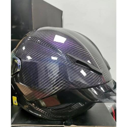 Full Face Motorcycle helmet chameleon carbon fiber Motocross Racing Motobike Riding Helmet Casco De Motocicleta four season