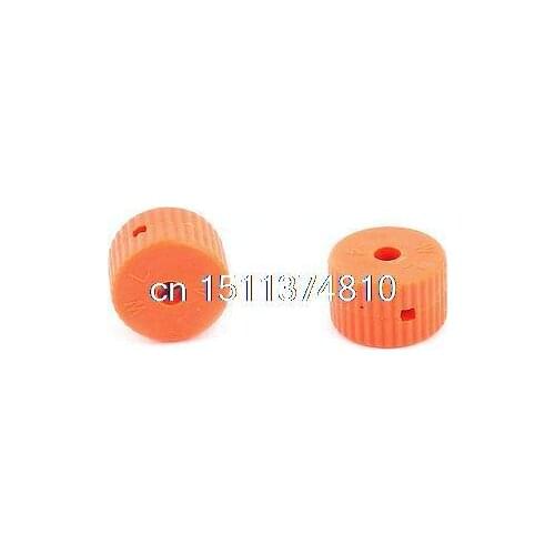 Orange 4mm Hole Dia Screwdriver Bit Magnetizer Demagnetizer Ring 2 Pcs