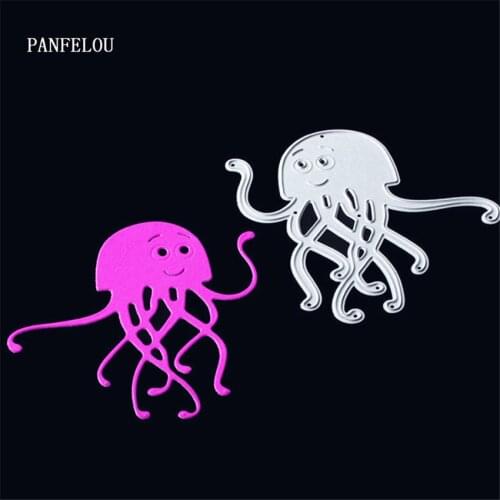PANFELOU Easter Stinging jellyfish Scrapbooking DIY album cards paper die metal craft stencils punch cuts dies cutting