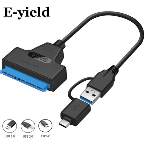Factory Direct Sale USB 3.0 to SATA 7+15 pin Adapter Cable For 2.5 inch HDD SSD High Quality At Low Price