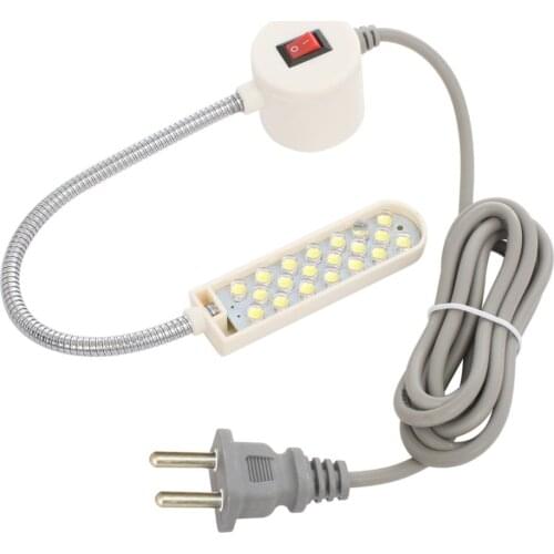 Portable Sewing Machine Light 10 LED Work Light Magnetic Mounting Base Gooseneck Lamp for All Sewing Machine Lighting