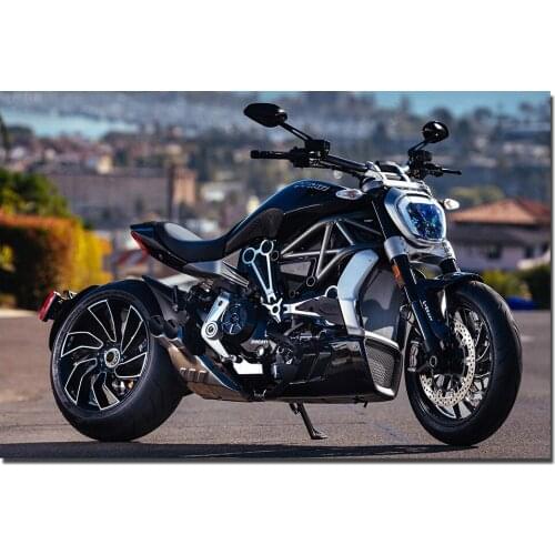 Ducati Diavel Motorbike Canvas Painting Decoration Poster and Prints Wall Art Pictures For Living Room