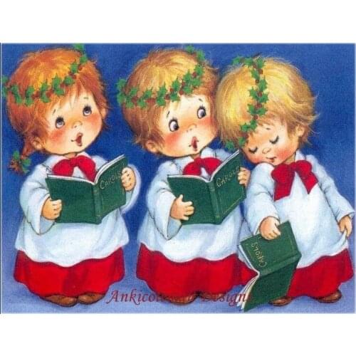 Needlework for embroidery DIY French DMC High Quality - Counted Cross Stitch Kits 14 ct Oil painting - Christmas Carols