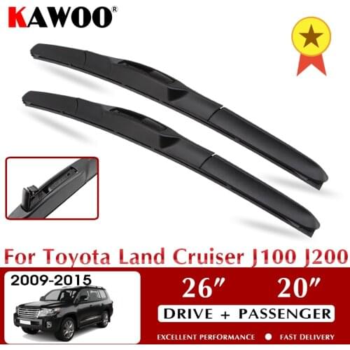 Wiper Car Wiper Blade For Toyota Land Cruiser J100 J200 2009-2015 Windshield Windscreen Front Window Accessories 26"+20" LHD RHD