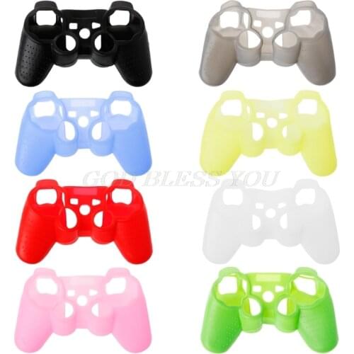 For Sony Playstation 3 Controller Silicone Case Protective Skin Cover Wrap Case for PS3 Controller Joystick Gel Rubber for PS3