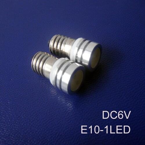 High quality DC6.3V E10,E10 Led Light,E10 Led,E10 Bulb 6V,E10 LED Lamp,E10 Light 6.3V,E10 Indicator Lamp,free shipping 20pcs/lot