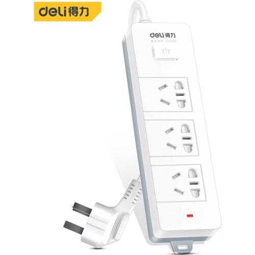Deli 2 Smart Socket Network Filter Plug Electrical Retractable Power Strip Smartlife Extension Wall Socket For Smartphone Tablet