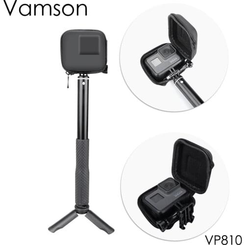 Vamson Mini EVA Storage Box Case Protective Bag for Go Pro Hero 8 7 6 5 Black Silver White Accessories for DJI OSMO Action