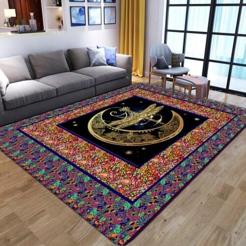 Vintage Cartoon 3D Printed Carpets For Living Room Bedroom Area Rugs Soft Flannel Kid Room Crawl Floor Mat Custom Child play Rug
