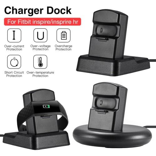 For fitbit inspire 1M USB Charging Cable Cord for Fitbit insprire hr Smart Watch Accessories Fast Charger Dock Cradle Stand