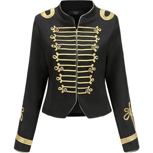 Vintage Retro Short Blazer Women Empire Clothes European Design Runway Luxury Brand Designer 2021 Autumn Winter Lady Jacket Coat