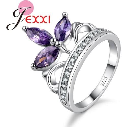 New Arrival Personality Cubic Zirconia Stone Flower Branch Flower Ring for Women Girl Best Gifts 925 Sterling Silver