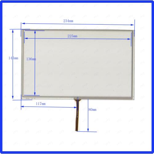 ZhiYuSun 235*145mm NEW touch screen panel TOUCH glass sensor for DVD car on display 235*145
