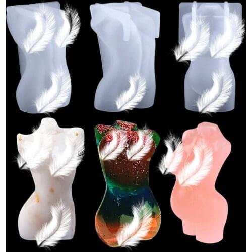 1pcs 8 Styles Mannequins Epoxy Resin Mold Arts and Crafts Supplies Jewelry Office Home Decor Decorations