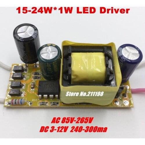 15-24W Dc40-70V Isolated Led Driver Power Supply Built-In Constant Current Lighting Transformers For Diy Led Light