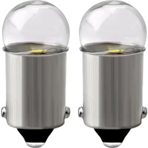 2PCS BA9S T4W T11 LED Bulbs Canbus 3030 1 SMD No Error Interior Reading Lights Car Parking Light License Plate Bulbs Warm White