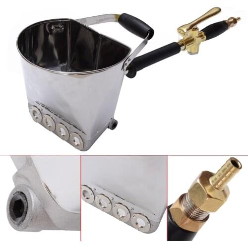 6 Bar Spray Gun Cement Mortar Sprayer Spray Gun Hopper Gun Render Sprayer Hopper Tool