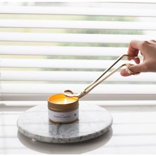 Fragrance Life Aromatherapy Candle Household Candle Special Tool Golden Candle Wick Scissor Candle Core Cover Candle Suppressor