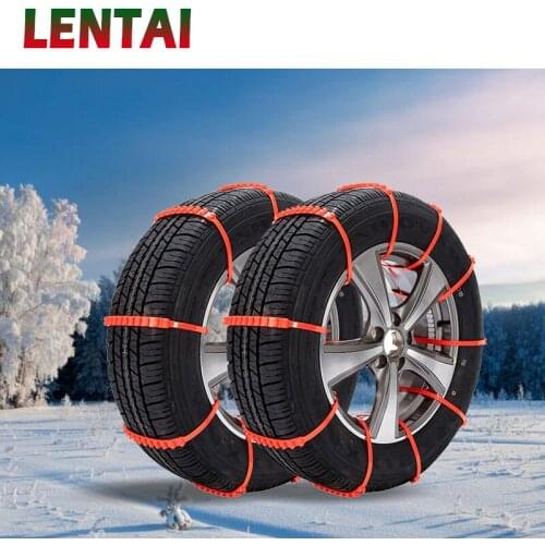 LENTAI Car Mini Plastic Winter Tyres wheels Snow Chains For hyundai ix35 ix25 creta Subaru Jetta Chevrolet Cruze Aveo Captiva