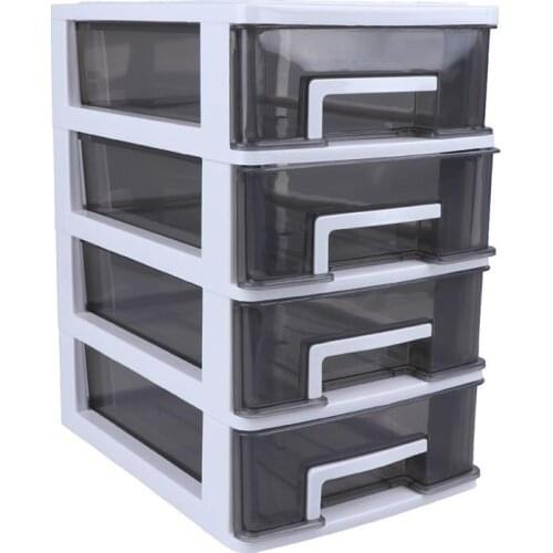 Household Three-layer Storage Cabinet Drawer Type Closet Portable Multifunction Dustproof Storage Rack Organizer Furniture