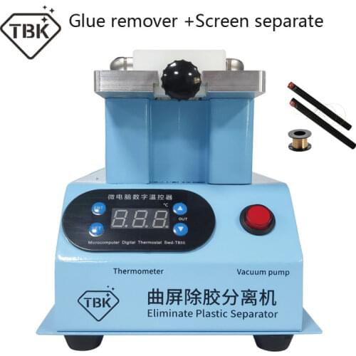Tbk-998 7 Inch Multi-function Curved Screen Glue-removing Separate Machine For Edge Screen Eliminate Plastic Separator