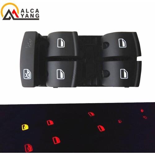 Electric Power Panel Window Master Control Switch Button For AUDI A6 QUATTRO A3 Q7 2004-2011 OE 4F0 959 851F 4F0959851