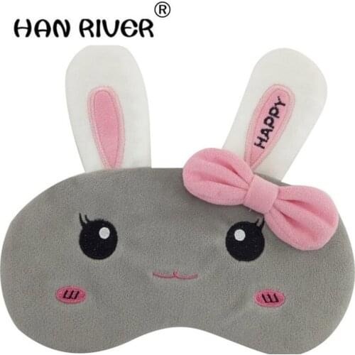 HANRIVER Shading female cute cartoon blindfold sleep an icepack hot compress eye patch to alleviate eye fatigue