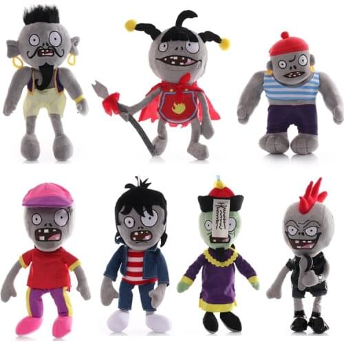 22-30cm 1pcs Plants vs Zombies Plush Toys Doll PVZ Gargantuar Zombie Plush Stuffed Toys Doll Soft Toy Gifts for Children Kids