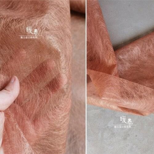 Caramel Linear Texture Fabric DIY Patches Artificial Flower Decor Photo Props Background Clothes Creative Designer Fabric