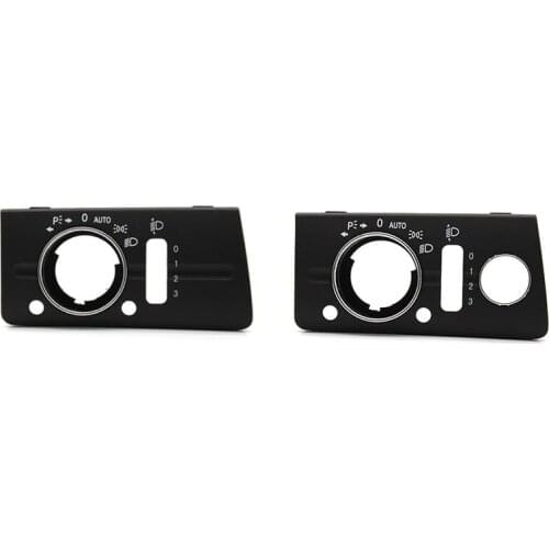 RHD Car Dashboard Button with Headlight Switch Cover Panel Trim for Mercedes Benz W211 E Class 320 350 550 2003-2008